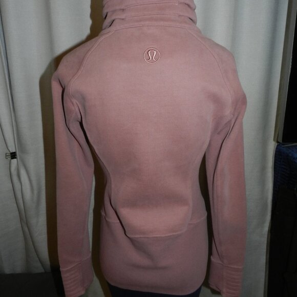 Lululemon Radiant Jacket II Zip Front Cotton Jacket Spanish Rose Size 6 - Picture 10 of 16